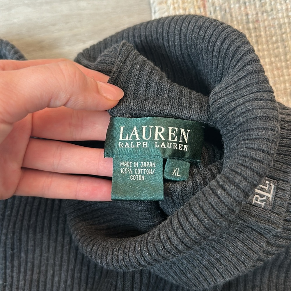 Dark grey Ralph Lauren turtleneck